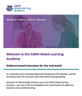 CAMH CPD newsletter