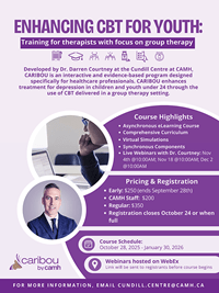 Caribou CBT Training for facilitators 2025 poster