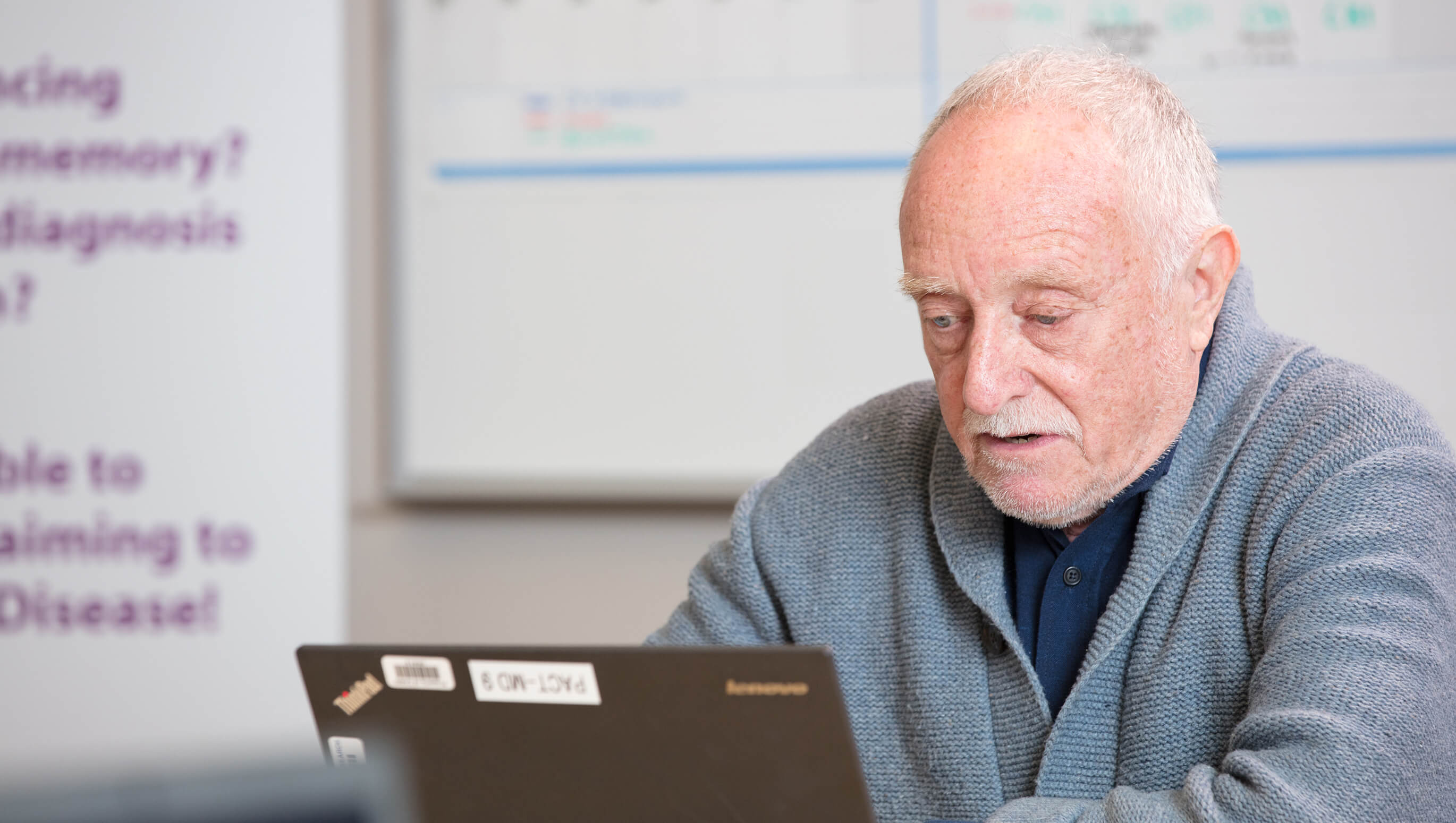 Ron Singer, qui participe à l’étude PACt-MD