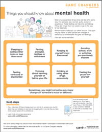 Game Changers: Things you should know about mental health