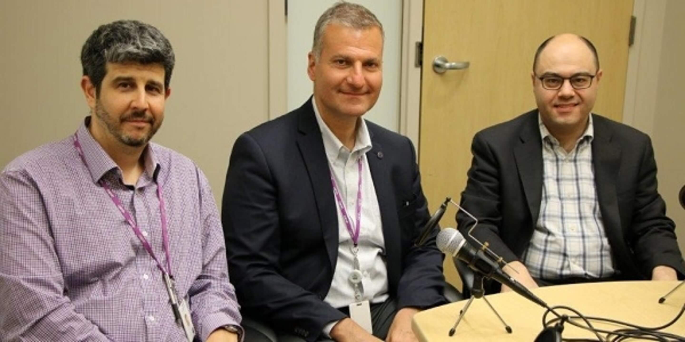 Dr. Daniel Blumberger, Dr. Jeff Daskalakis and Dr. Tarek Rajji