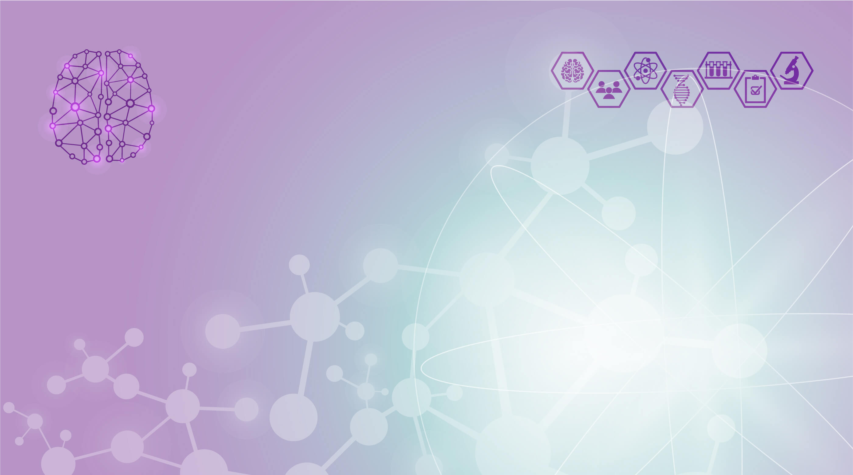 Brain icons background