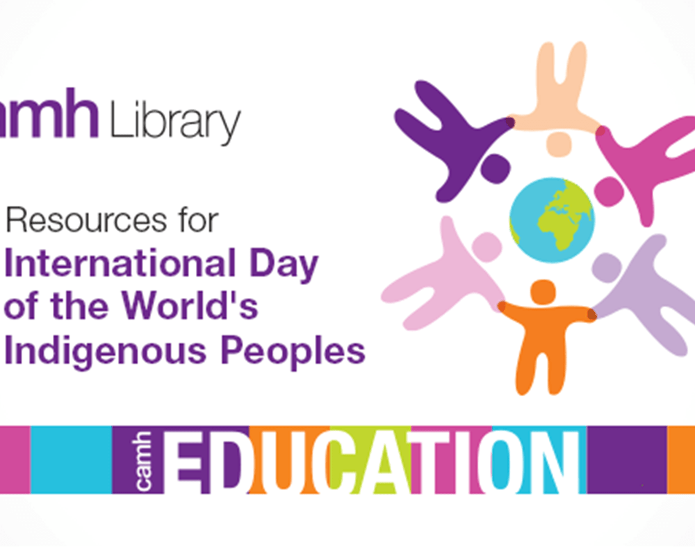 A colourful illustration with cartoon figures circling planet Earth, with the text phrase