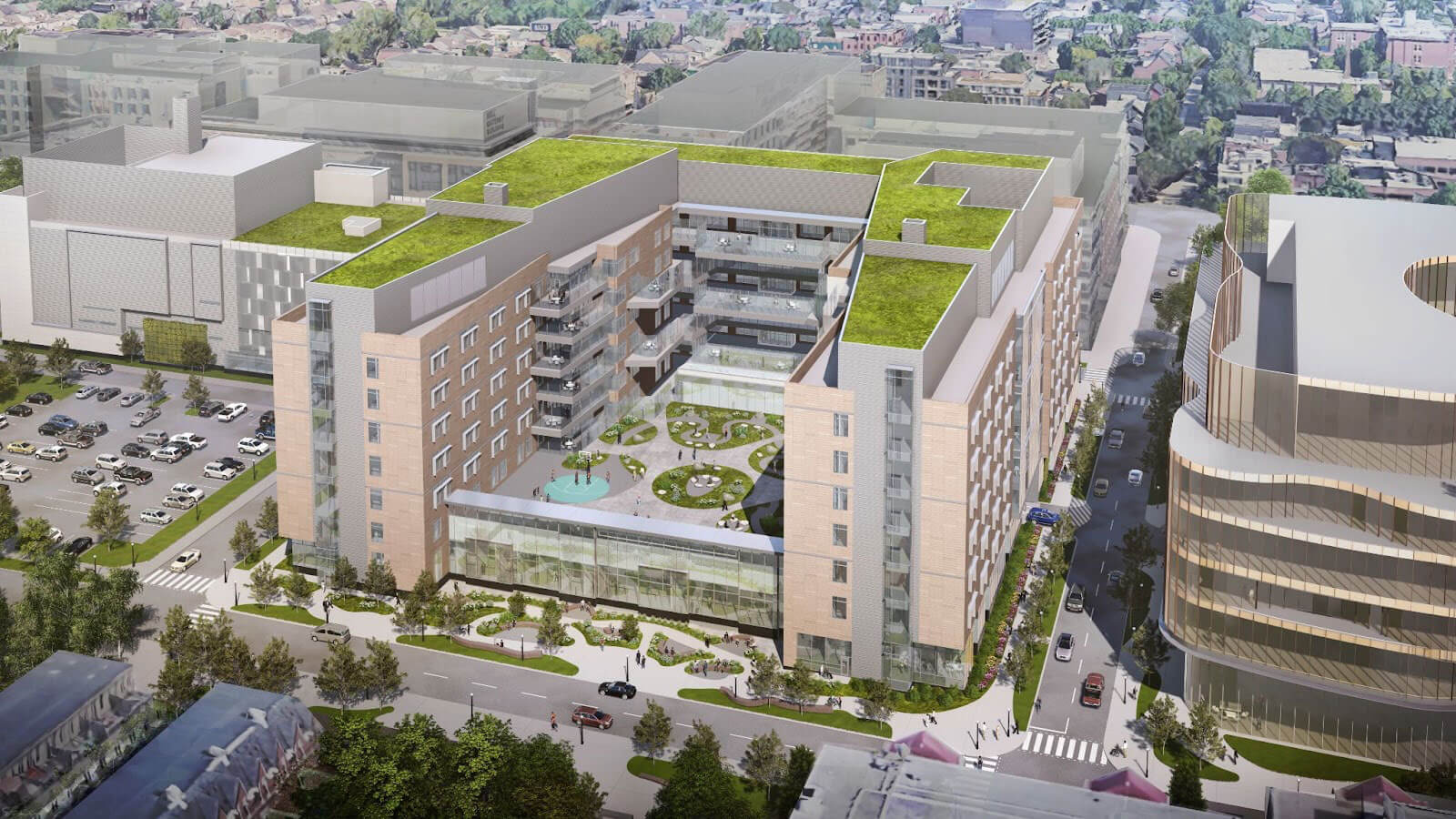 Secure Care and Recovery building - rendering