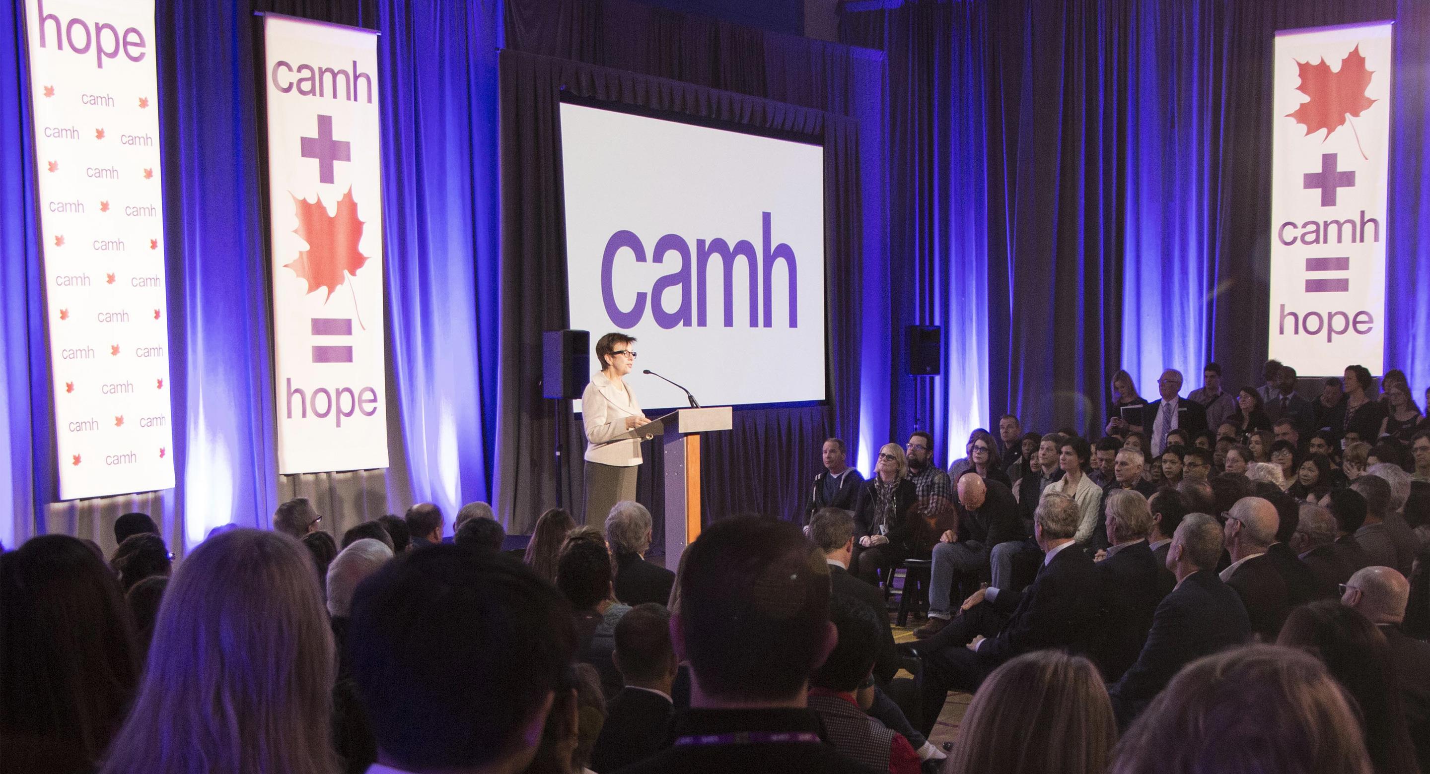 Announcement event for largest donation ever for mental health