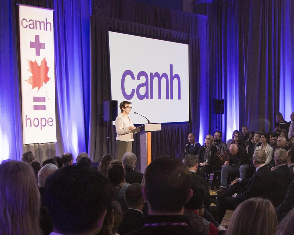 Announcement event for largest donation ever for mental health