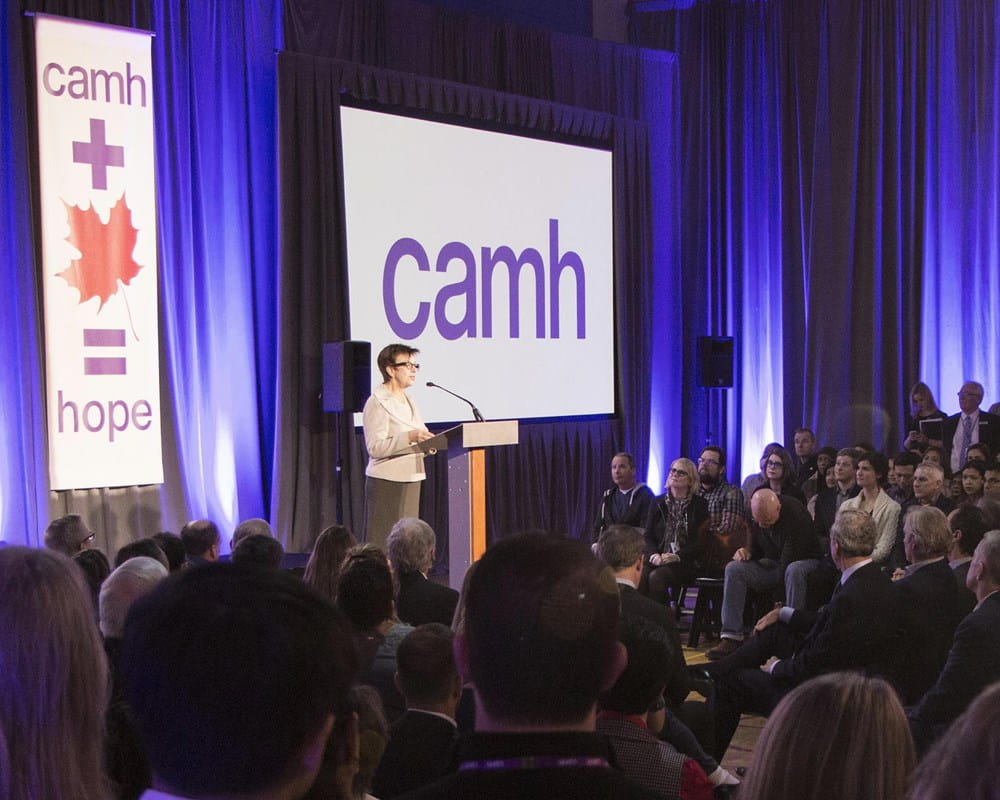 Announcement event for largest donation ever for mental health