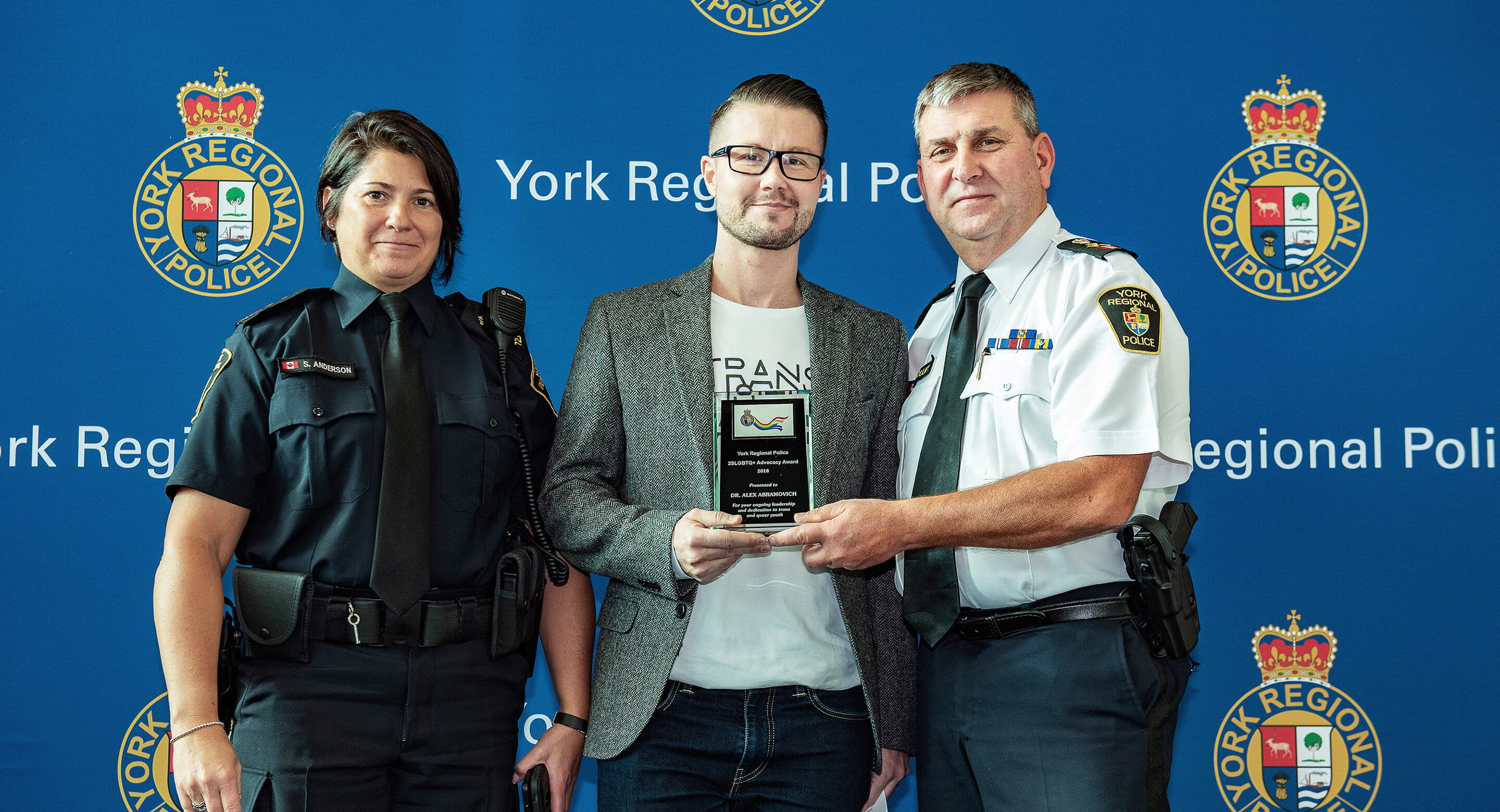 Dr. Alex Abramovich at York Regional Police