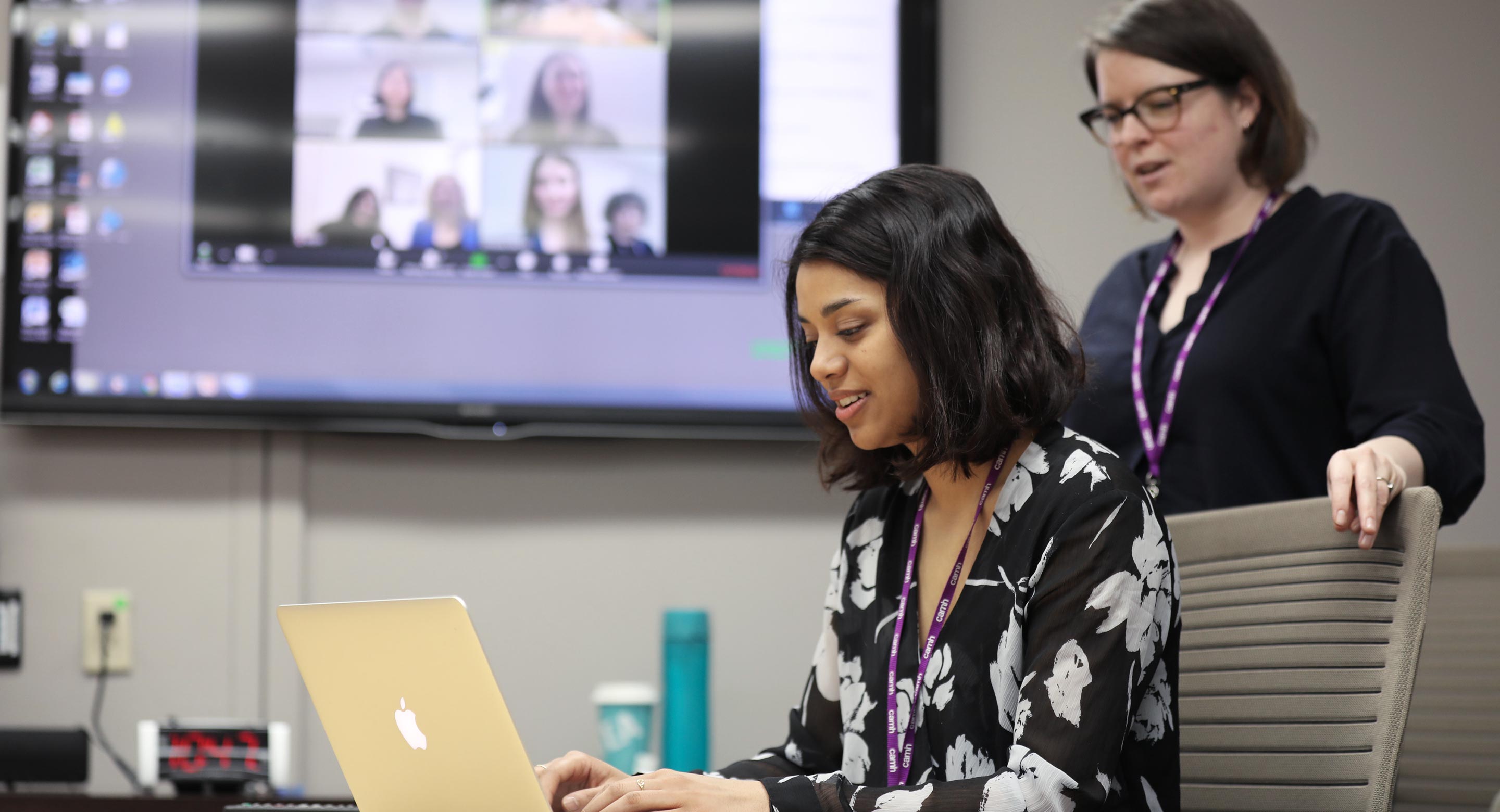 Yasmeenah Elzein and Christina Yager