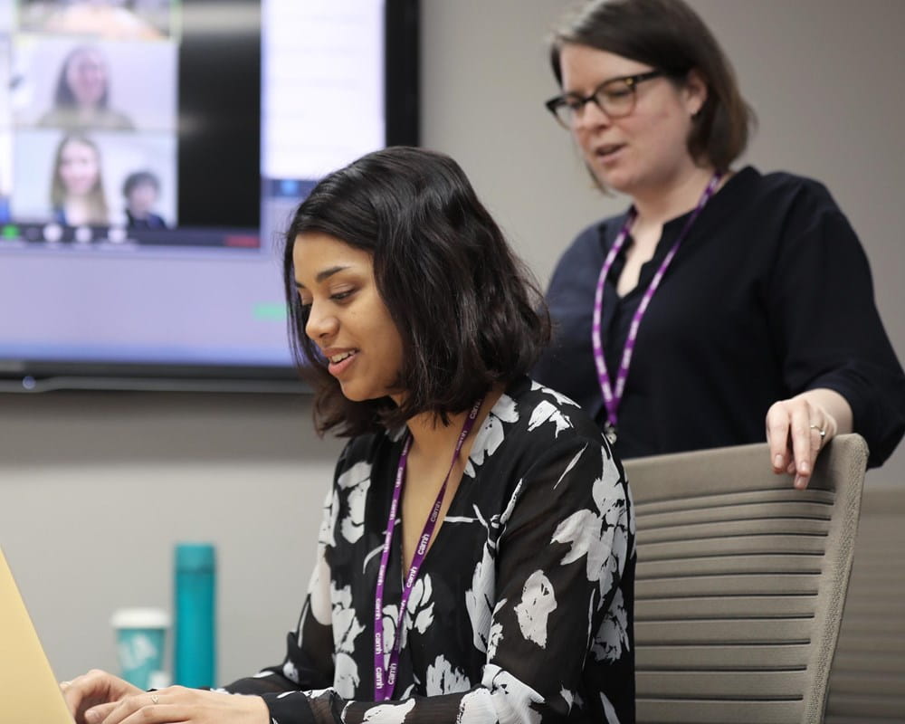 Yasmeenah Elzein and Christina Yager
