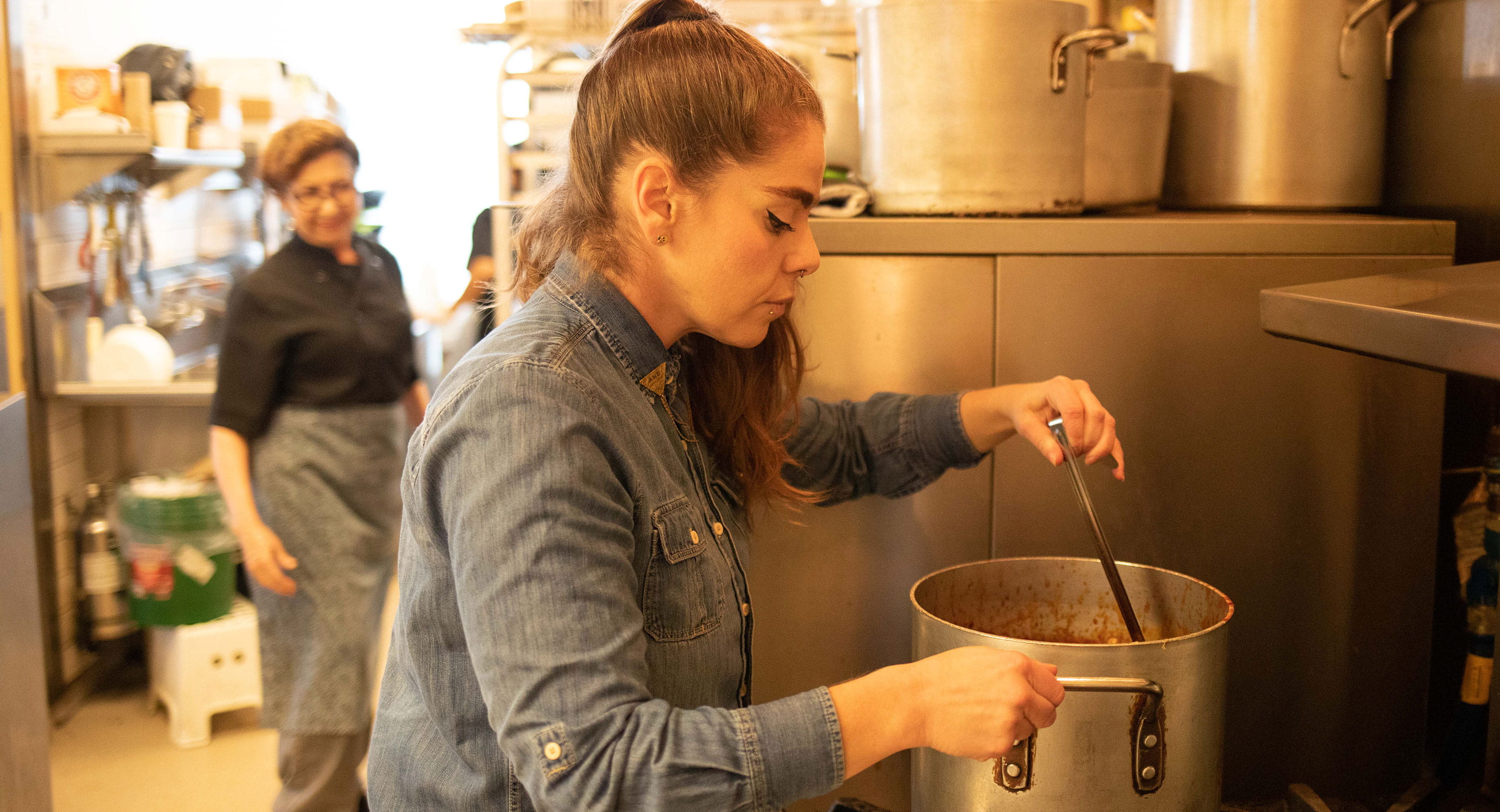 Jennifer Crawford cooking
