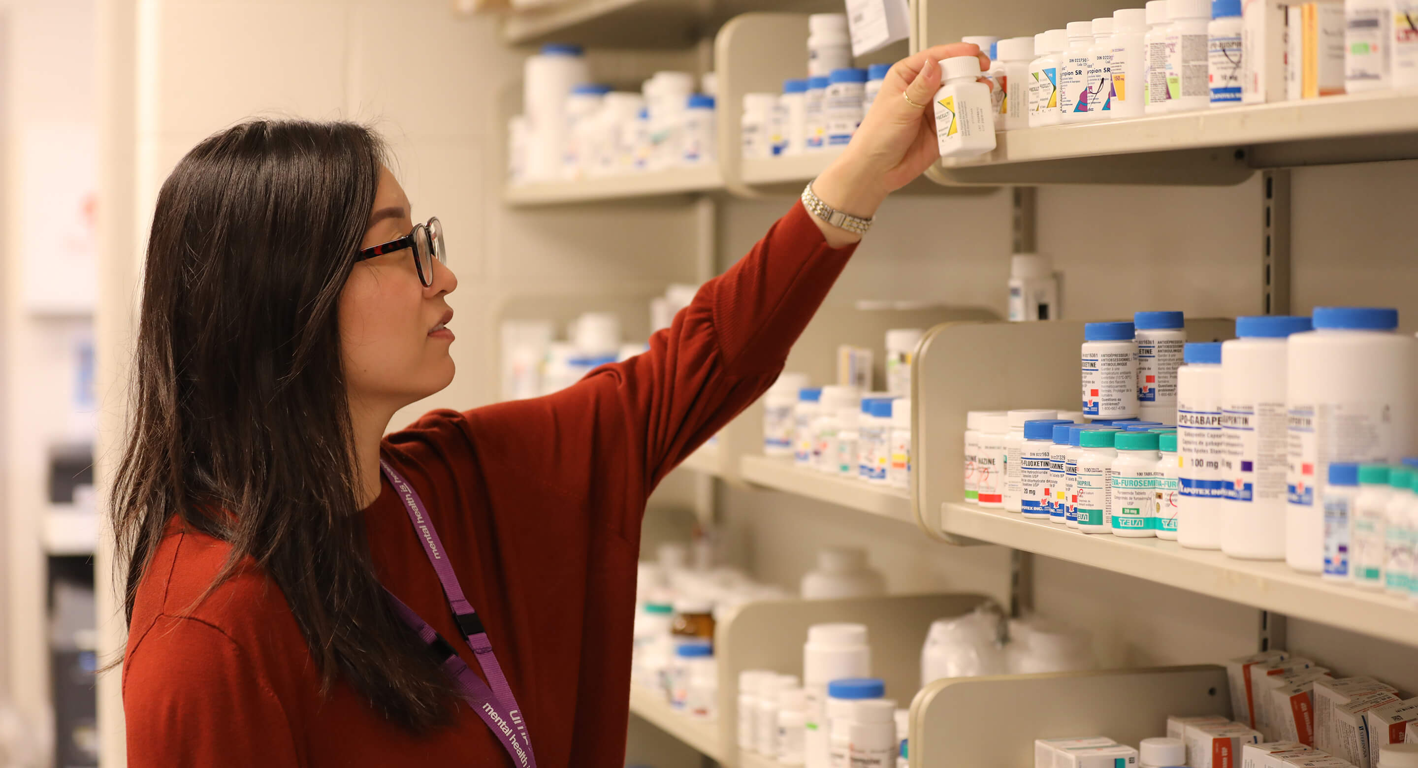 Pharmacist Maria Zhang