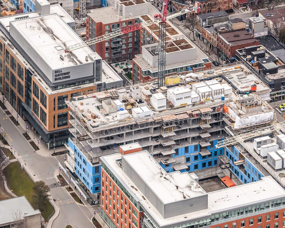Aerial shot Redevelopment Update February 2019