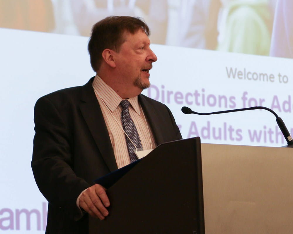 Dr. Peter Szatmari, Director of the Cundill Centre for Child and Youth Depression, welcomes attendees to the Cundill Conference.