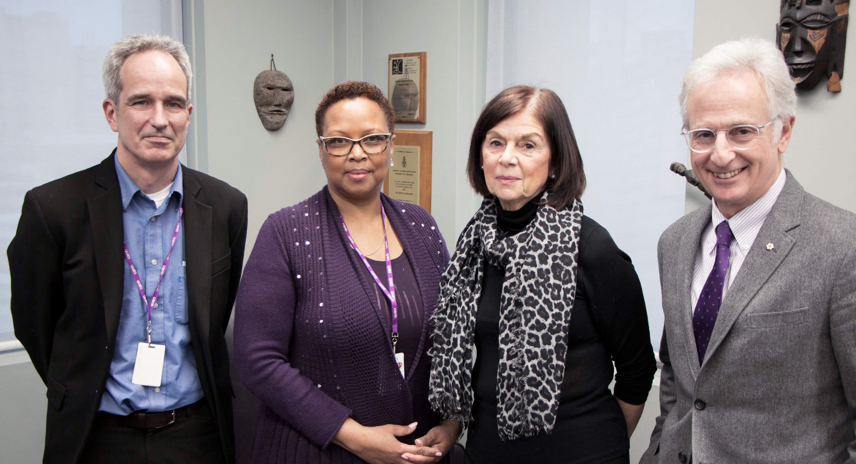 Sean O’Malley, Paulette Walker, Mary Hogan, Dr. David Goldbloom