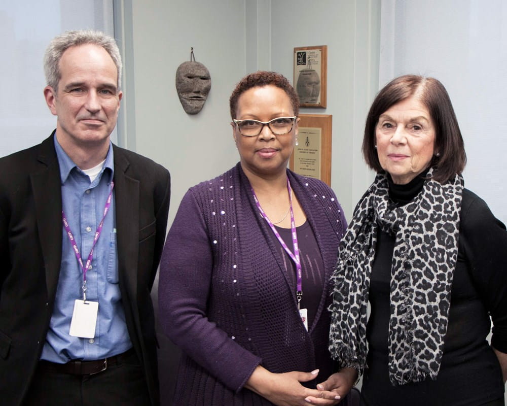 Sean O’Malley, Paulette Walker, Mary Hogan, Dr. David Goldbloom