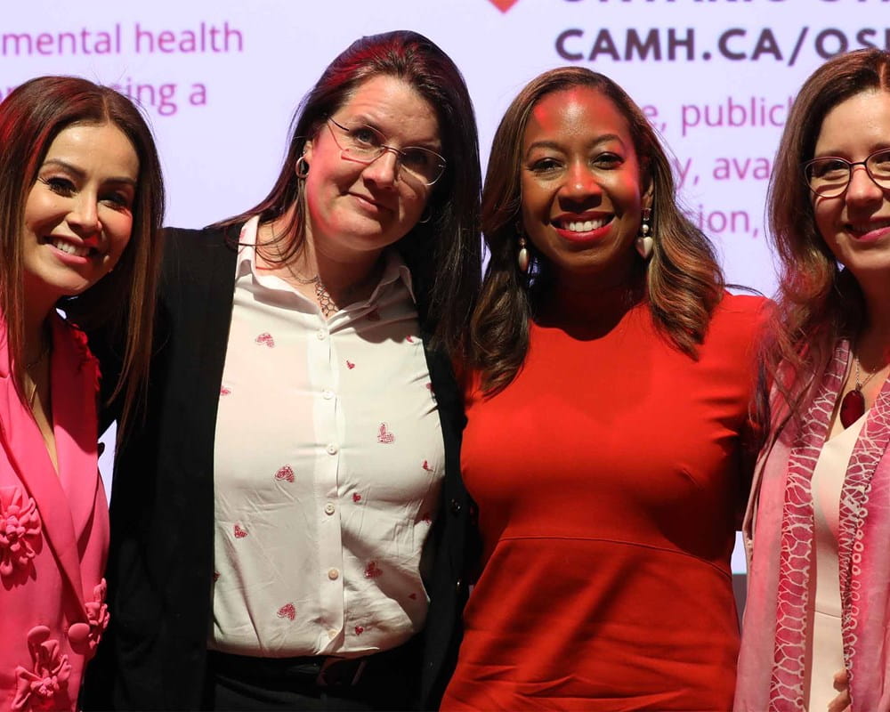 Photo of the panelists from the Love Your Brain event