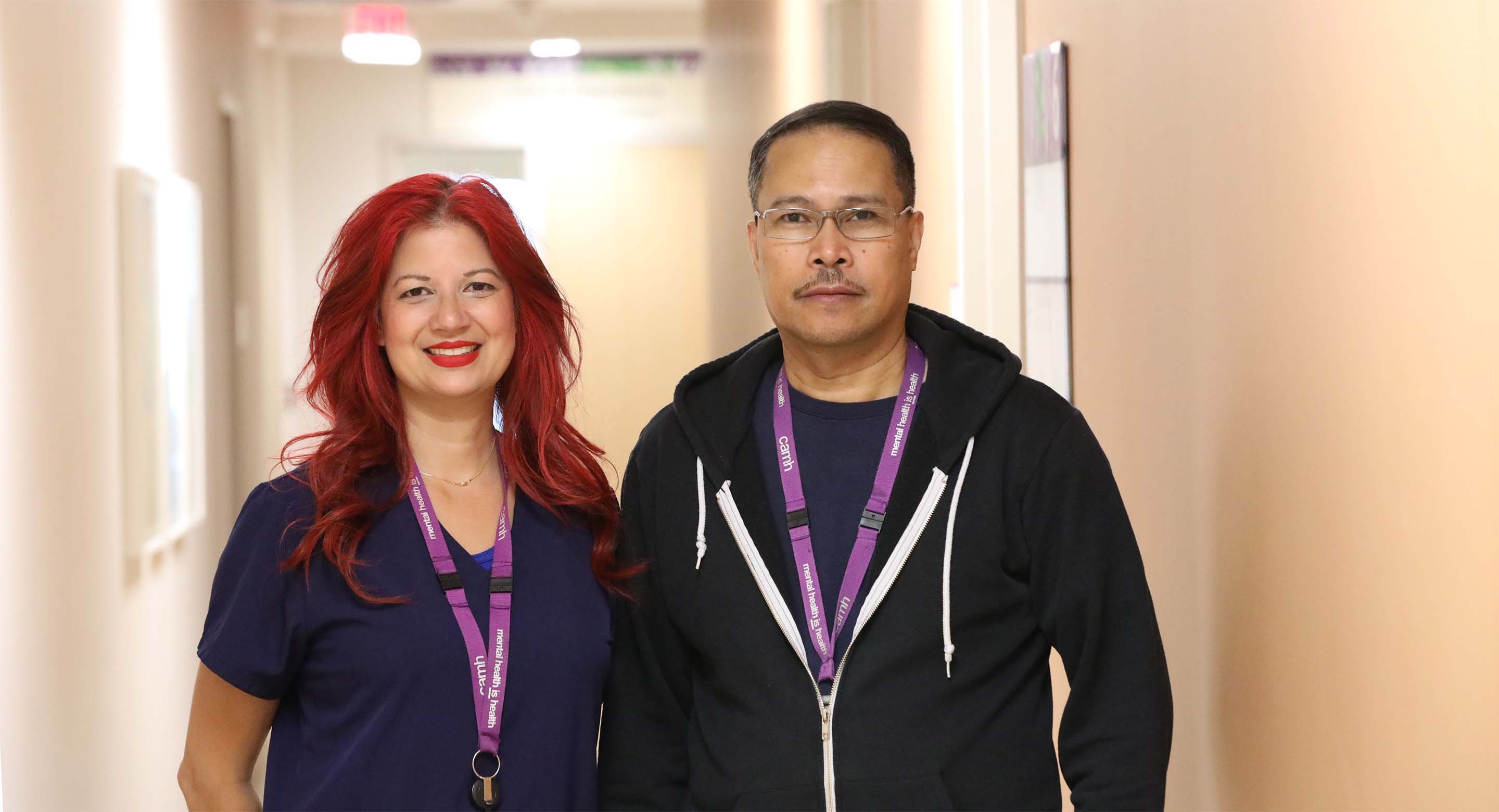 Tammy and Ernesto from CAMH Nutritional Services